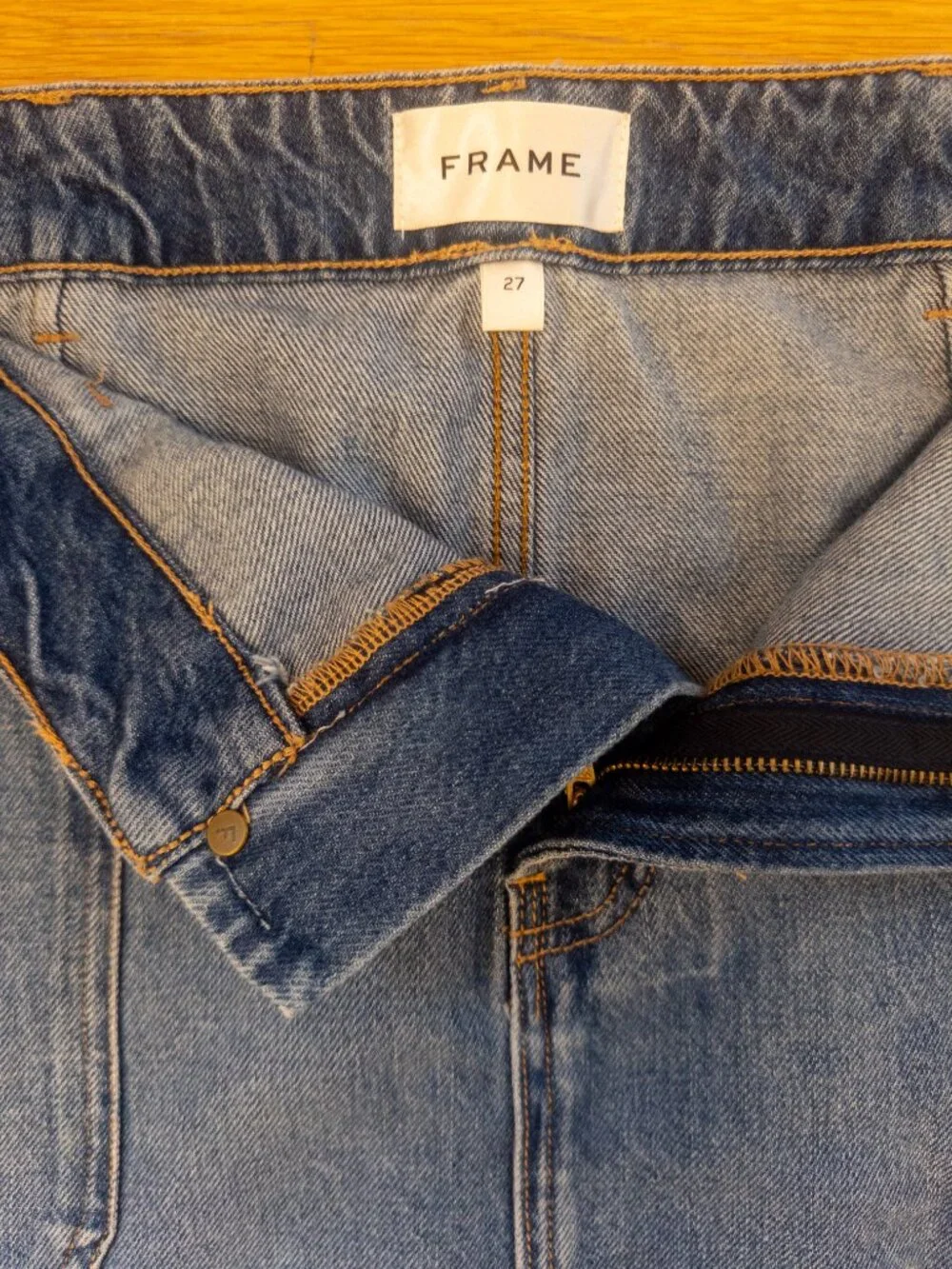 Frame Denim Morey Cargo Mini Skirt Size 27